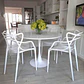 Mesa Tulip Redonda +4 Sillas Masters polipropileno – Comedor 100cm - Miniatura 1