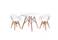 Mesa Kids 60cm + 2 Butacas Eames Kids - Miniatura 1