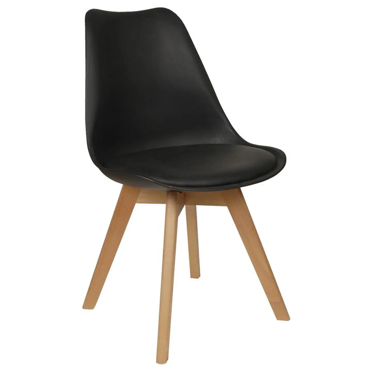 Sillas Tulip con Cojin y Patas de Madera 11