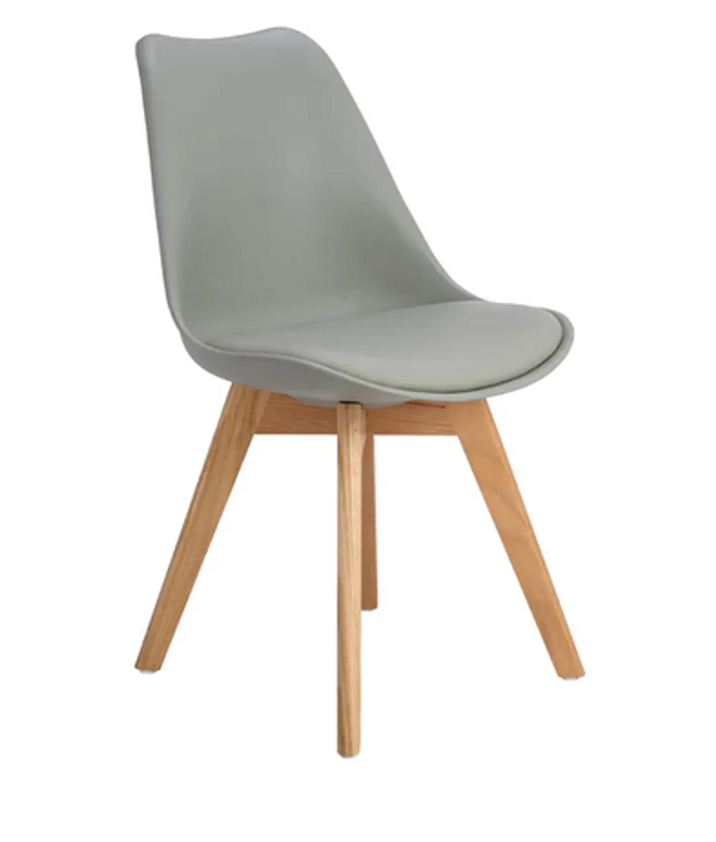 Sillas Tulip con Cojin y Patas de Madera 3