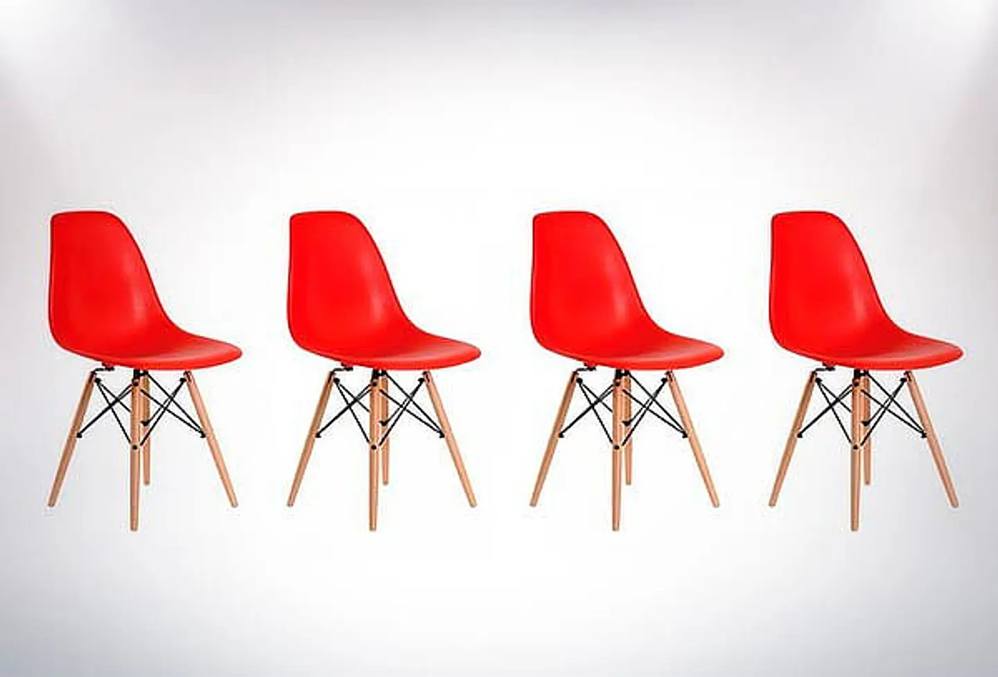 Pack Sillas Eames x4 7