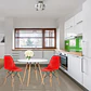 Mesa MDF Redonda +2 Sillas Eames – Comedor 80cm - Miniatura 3