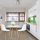 Mesa MDF Redonda +2 Sillas Eames – Comedor 80cm - Miniatura 1