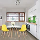 Mesa MDF Redonda +2 Sillas Eames – Comedor 80cm - Miniatura 6