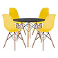 Comedor Redondo Melamina 4 Sillas Eames – Mesa 80cm - Miniatura 9