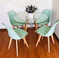 Comedor Redondo Vidrio 4 Sillas Tulip – Mesa 80cm - Miniatura 6