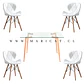 Comedor Rectangular Madera 4 Sillas Mariposa – Mesa 100cm - Miniatura 4