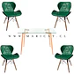 Comedor Rectangular Madera 4 Sillas Mariposa – Mesa 100cm - Miniatura 6