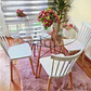 Comedor Redondo Vidrio 4 Sillas Windsor – Mesa 80cm - Miniatura 4