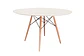 Mesa Redonda Eames 120cm MDF y estructura Madera para Comedor, y Reunión Oficina interior - Miniatura 3