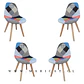 Packs Silla Tulip Patchwork x4 - Miniatura 1
