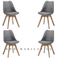 Silla Tulip Lino Lino - Miniatura 3