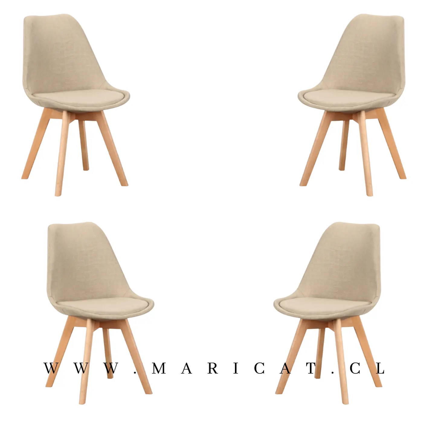 Silla Tulip Lino Lino 2