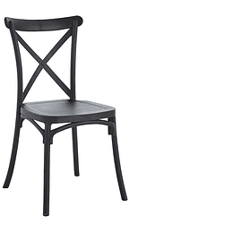 Silla Danubio Crossback Polipropilero Apilable
