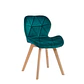 Silla Mariposa de Velvet con Base de Madera de Haya  - Miniatura 2