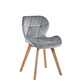 Silla Mariposa de Velvet con Base de Madera de Haya  - Miniatura 10