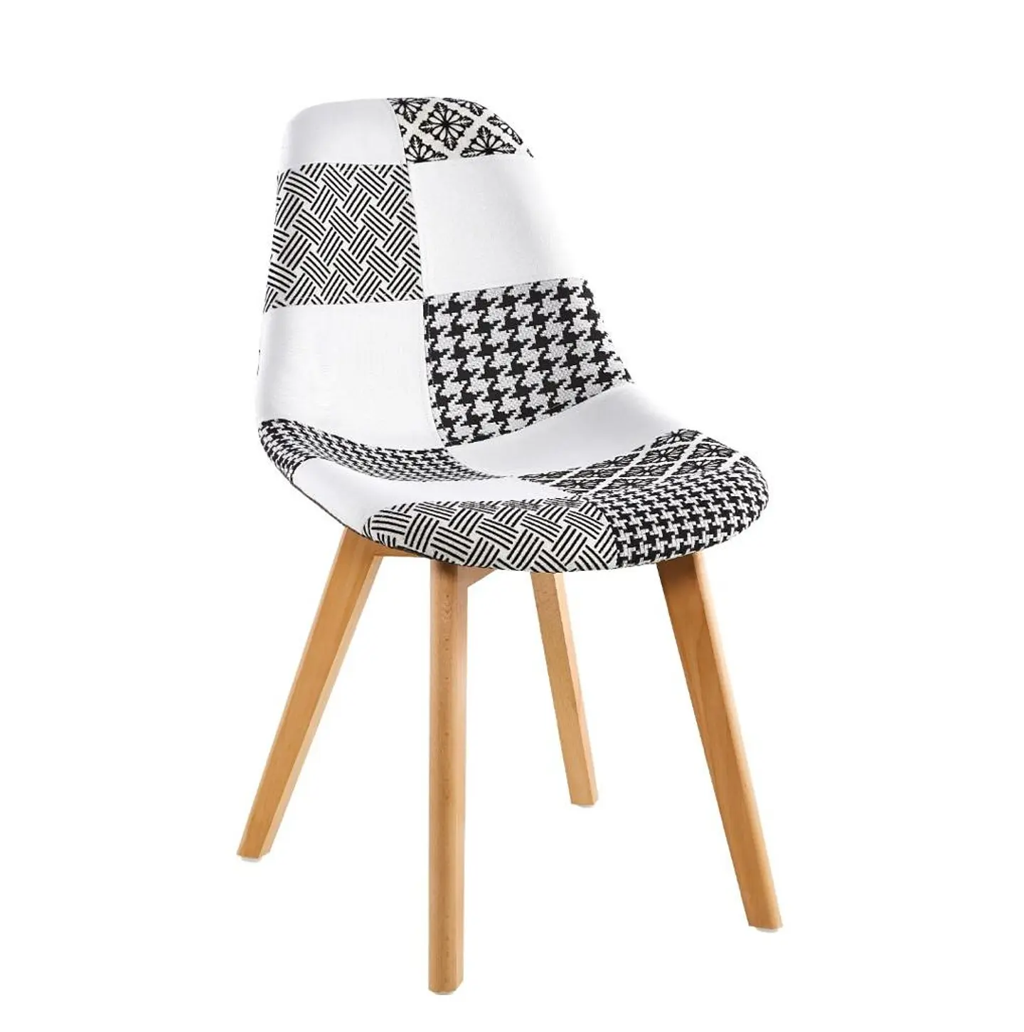 Silla Tulip Patchwork Polipropileno Multicolor 2