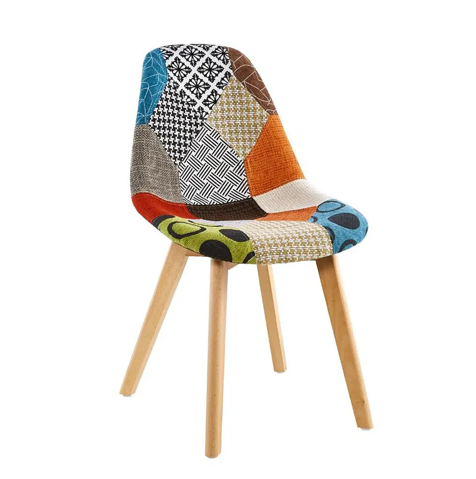 Packs Silla Tulip Patchwork x4 4