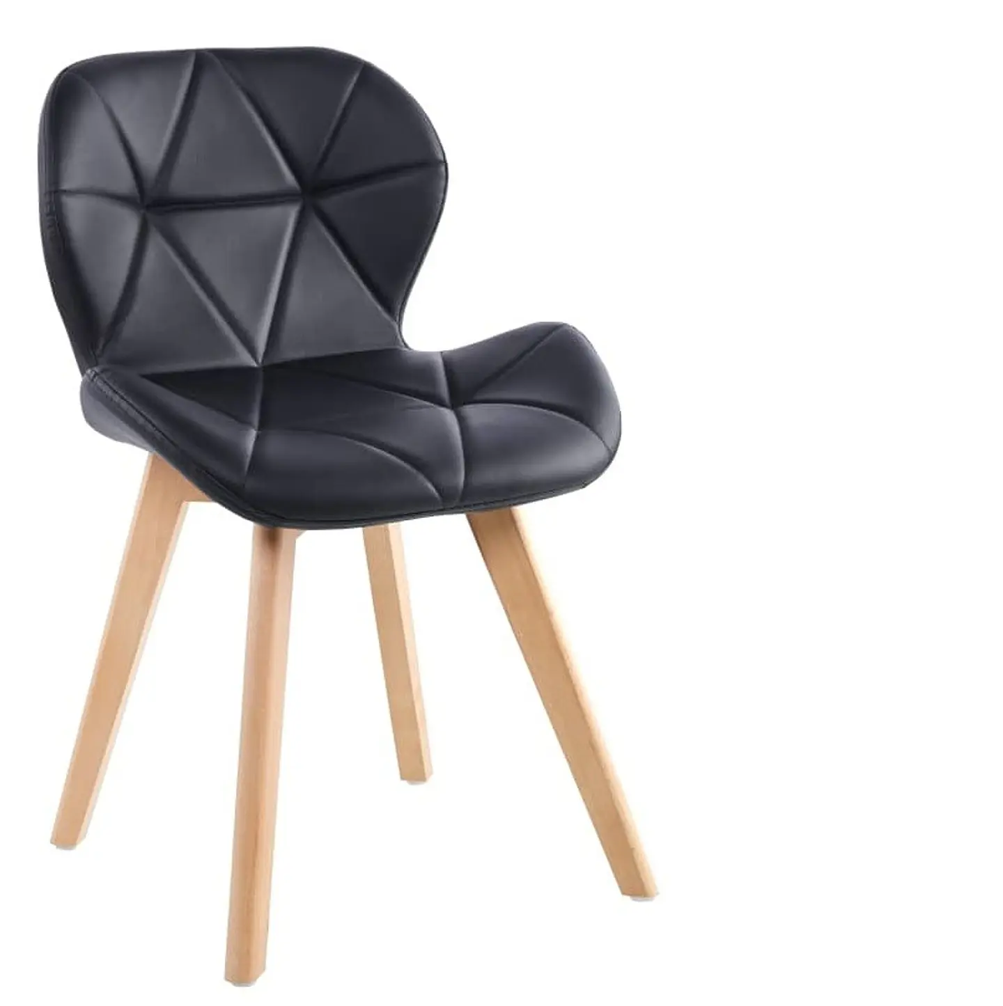 Silla Mariposa Tulip Eco Cuero Gris 2