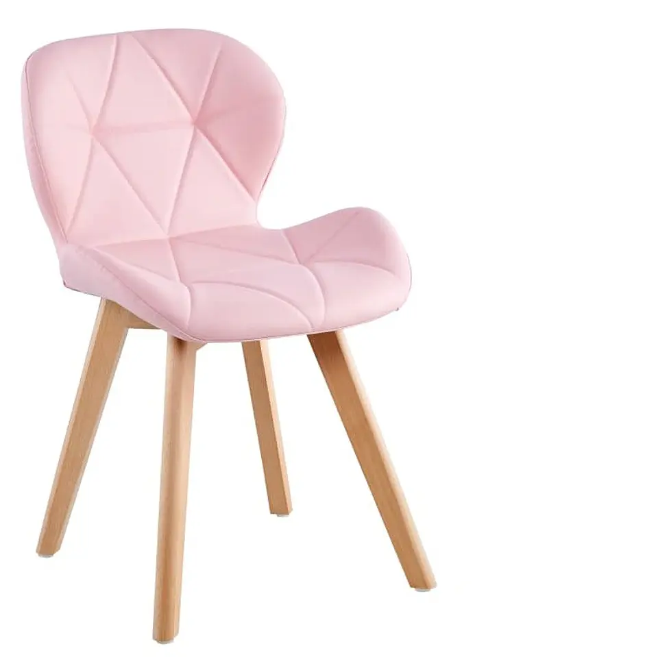 Silla Mariposa Tulip Eco Cuero Gris 7