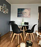 Comedor Redondo Vidrio 4 Sillas Tulip – Mesa 80cm - Miniatura 7