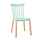 Silla Windsor de Polipropileno y Patas de Madera - Miniatura 5