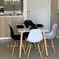 Comedor Cuadrado Melamina 4 Sillas Eames – Mesa 80x80cm - Miniatura 2