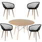 Comedor Redondo Madera 4 Sillas Eames – Mesa 120cm - Miniatura 3