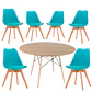 Sillas Tulip x6 con Mesa Eames 120 Madera - Miniatura 5