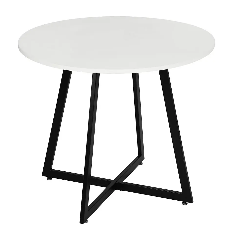 Mesa Gold Redonda Patas Negra  2