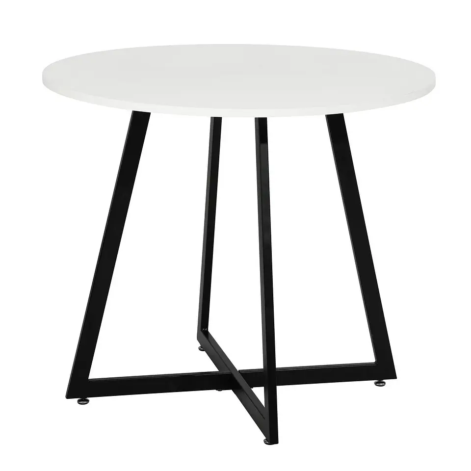 Mesa Gold Redonda Patas Negra  1