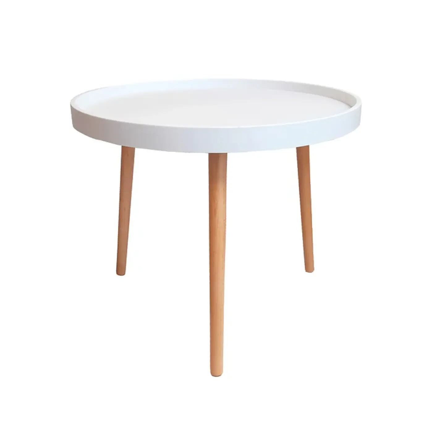 Mesa de Centro Eames Lateral con Cubierta polipropileno y Patas de Madera living terraza recepcion 3