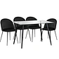 Comedor Rectangular Vidrio 4 Sillas Eames – Mesa 100cm - Miniatura 8