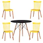 Comedor Redondo Melamina 4 Sillas Windsor – Mesa 120cm - Miniatura 9