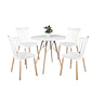 Comedor Redondo Melamina 4 Sillas Windsor – Mesa 120cm - Miniatura 10