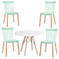 Comedor Redondo Melamina 4 Sillas Windsor – Mesa 120cm - Miniatura 7