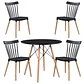 Comedor Redondo Melamina 4 Sillas Windsor – Mesa 120cm - Miniatura 15