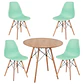 Mesa Redonda Melamina +4 Sillas Eames – Comedor 120cm - Miniatura 7