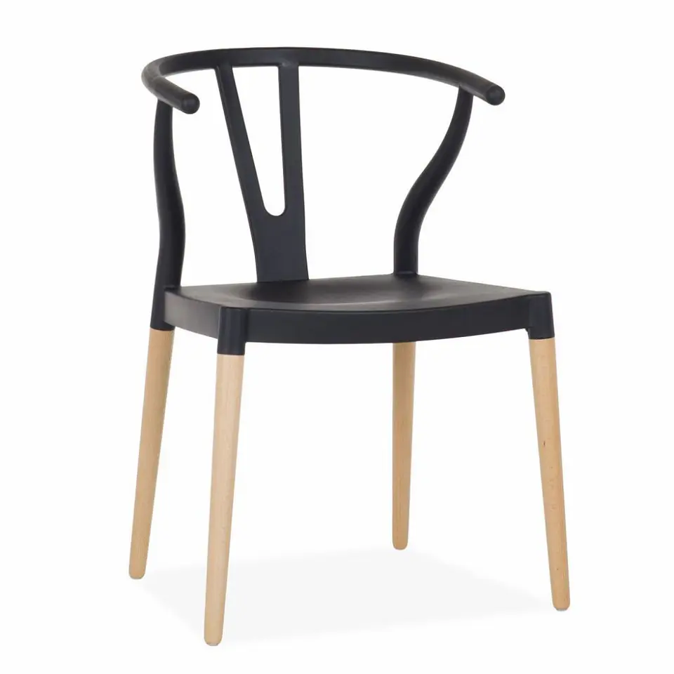 Silla Wishbone Polipropileno apilable 2