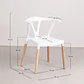 Silla Wishbone Polipropileno apilable - Miniatura 6