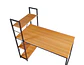Escritorio para Oficina y Home Office MDF Metal con Repisas España - Miniatura 3