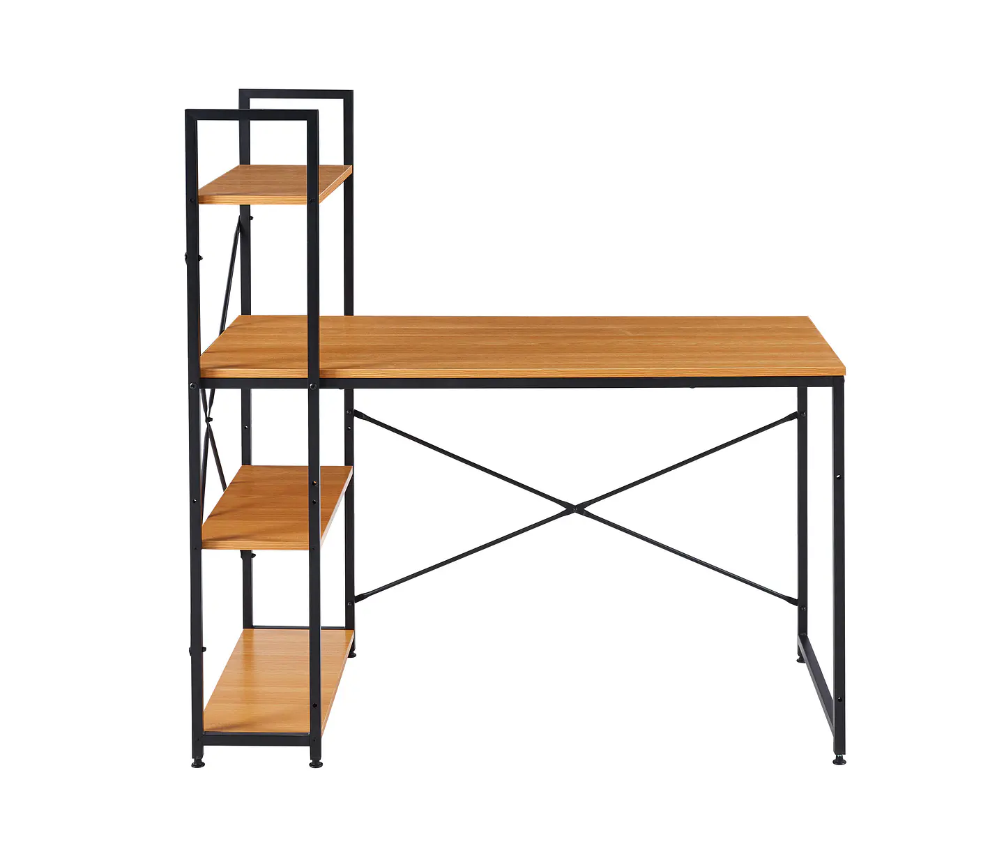 Escritorio para Oficina y Home Office MDF Metal con Repisas España 4