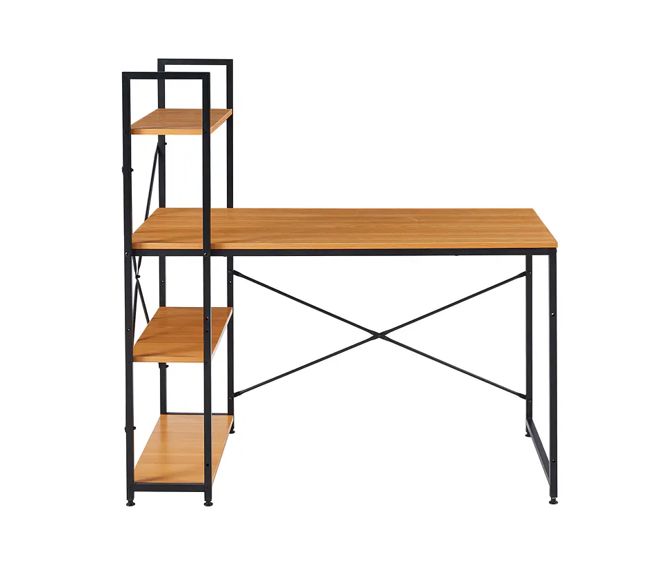 Escritorio para Oficina y Home Office MDF Metal con Repisas España 4