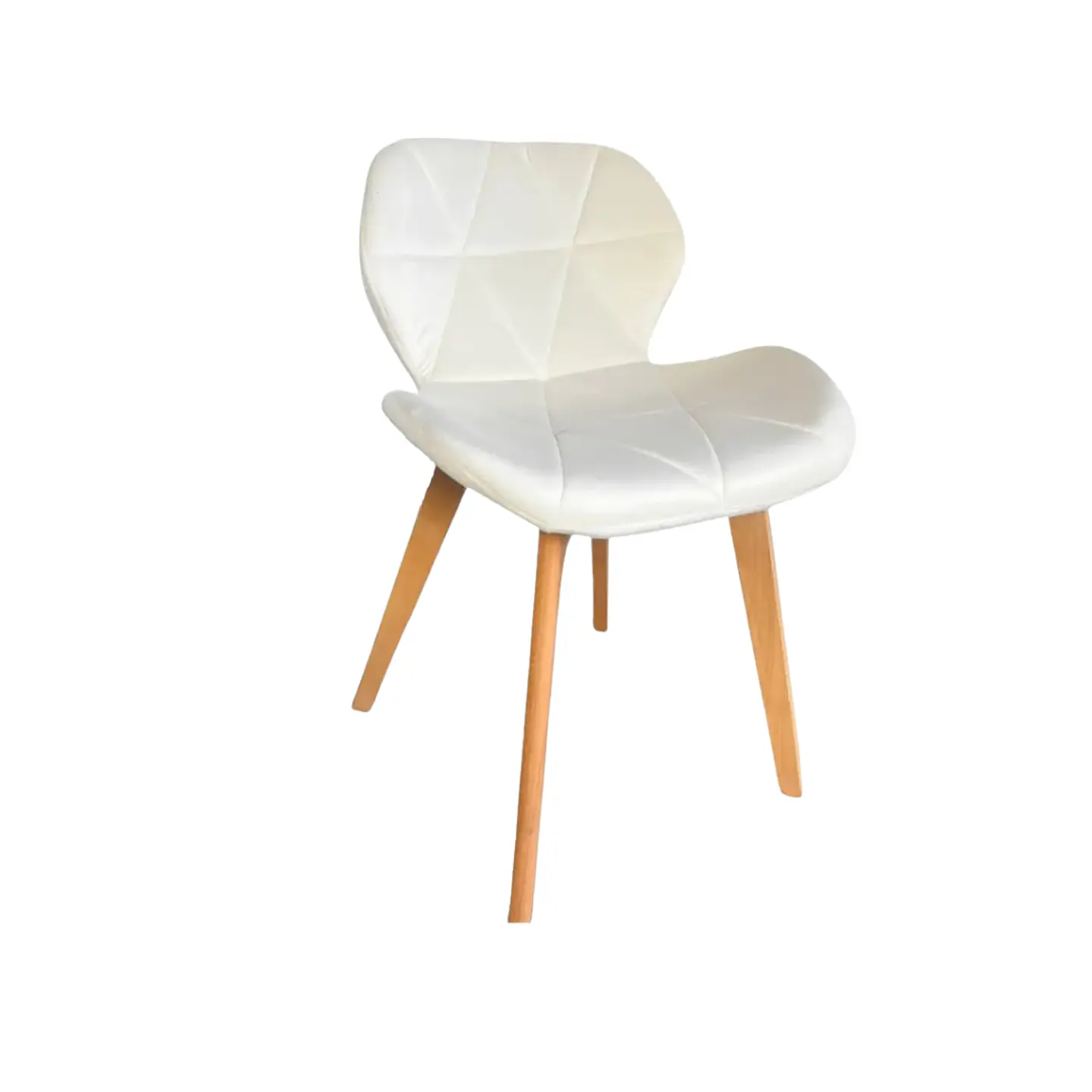 Silla Mariposa de Velvet con Base de Madera de Haya  7
