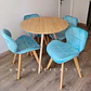 Mesa Eames Wood Redonda Melamina +4 Sillas Mariposa – Comedor  - Miniatura 7
