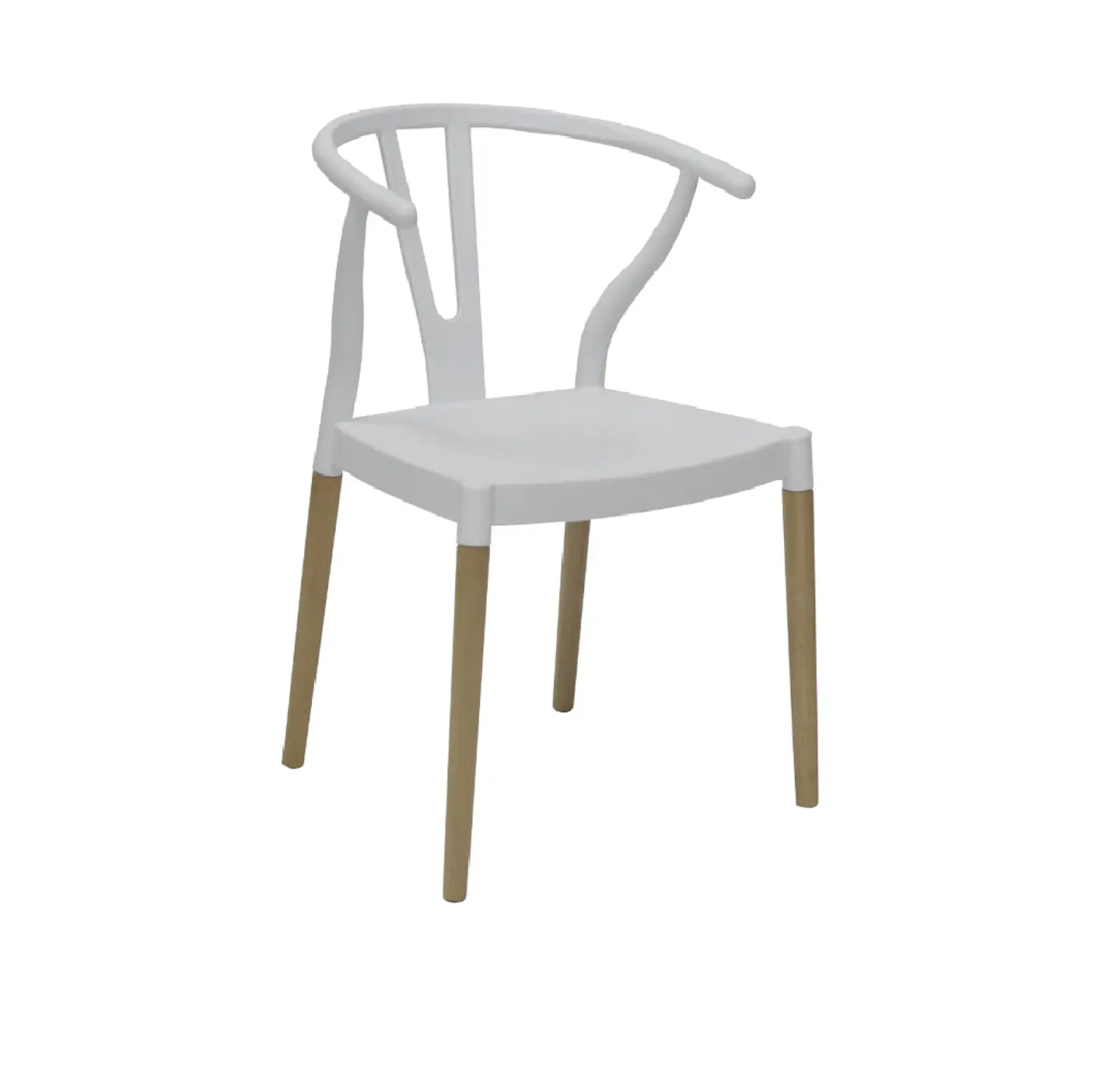 Silla Wishbone Polipropileno apilable 5