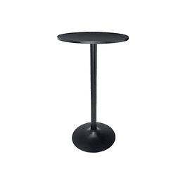 Mesa Tulip Alta Negra MDF Terraza