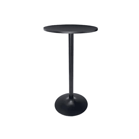 Mesa Tulip Alta Negra MDF Terraza