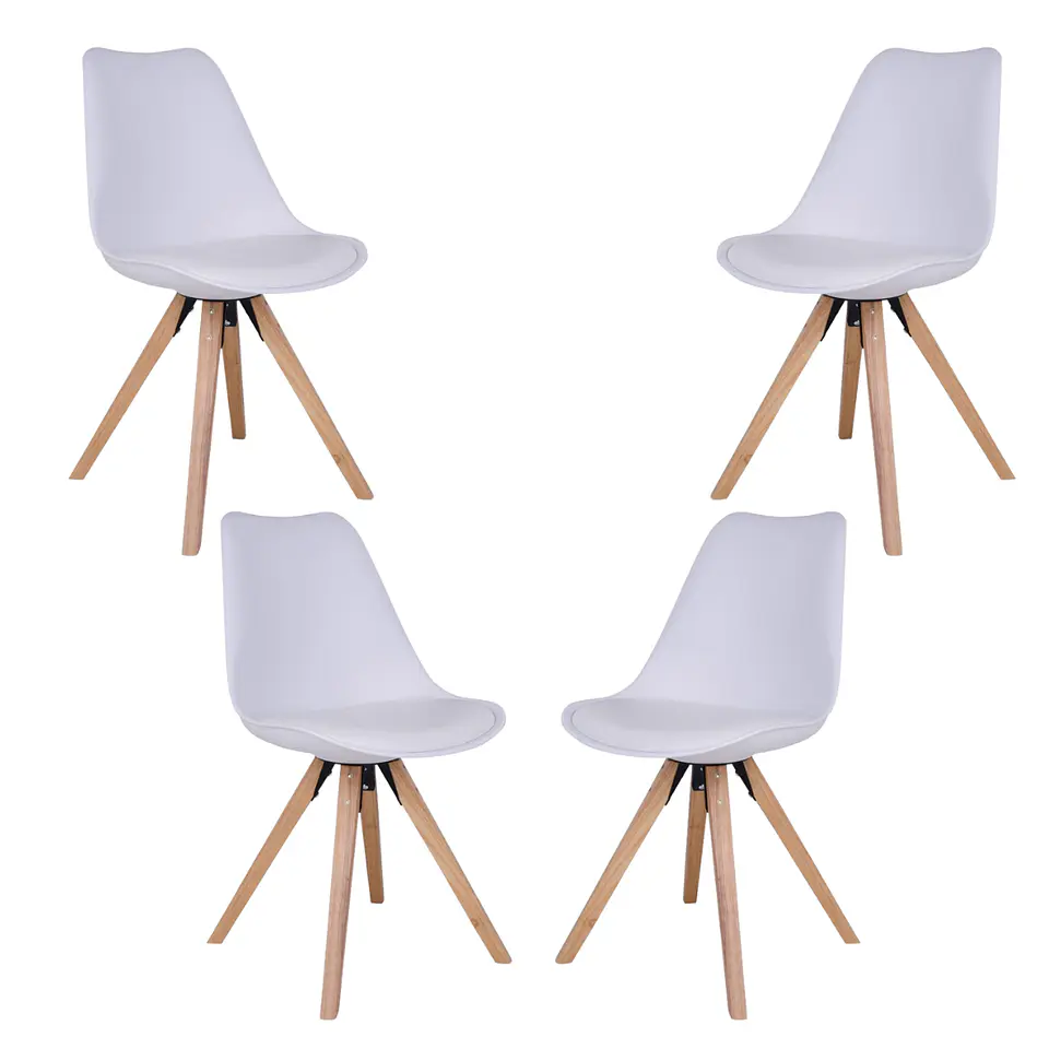 Pack 4 Sillas Elegant Eco Cuero  5