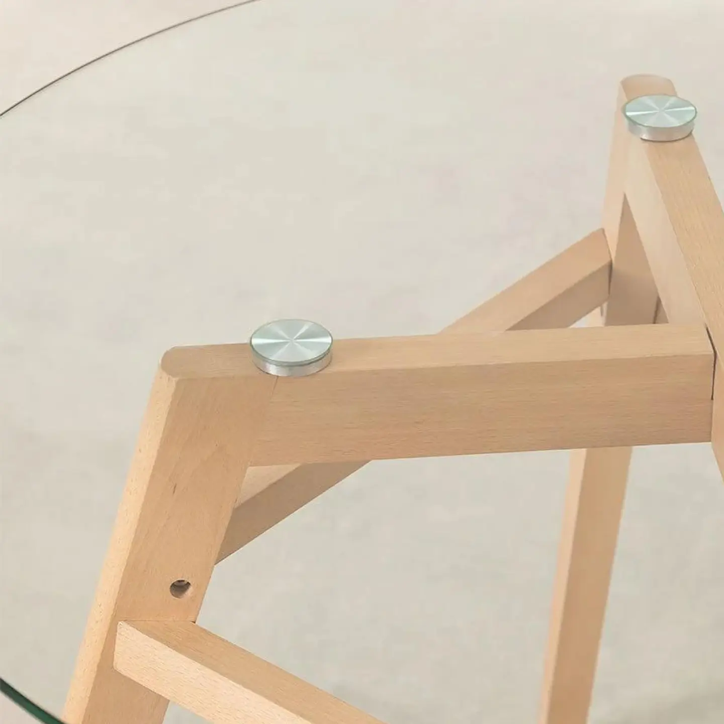 Mesa eames Nordic vidrio y Madera- comedor restaurant oficina 4